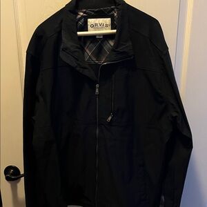 Orvis Men's Dark Jacket with Plaid Lining
